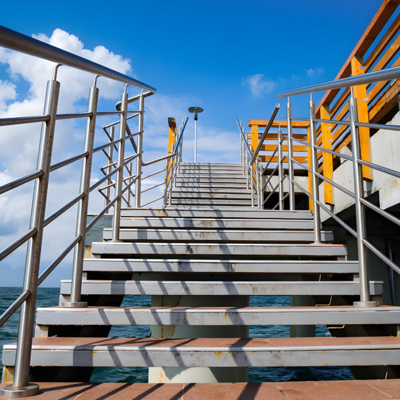 Metal Outdoor Steel Stairs and Metal Staircases