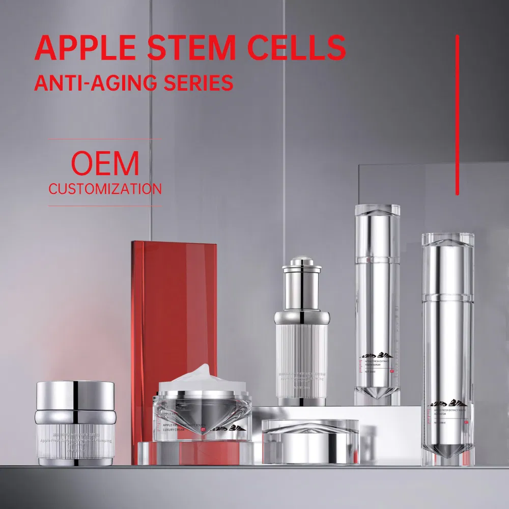 OEM/ODM Salon Prescription-Grade Mature Skin Exclusive Apple Stem Cell Anti-Aging Skin Care Set