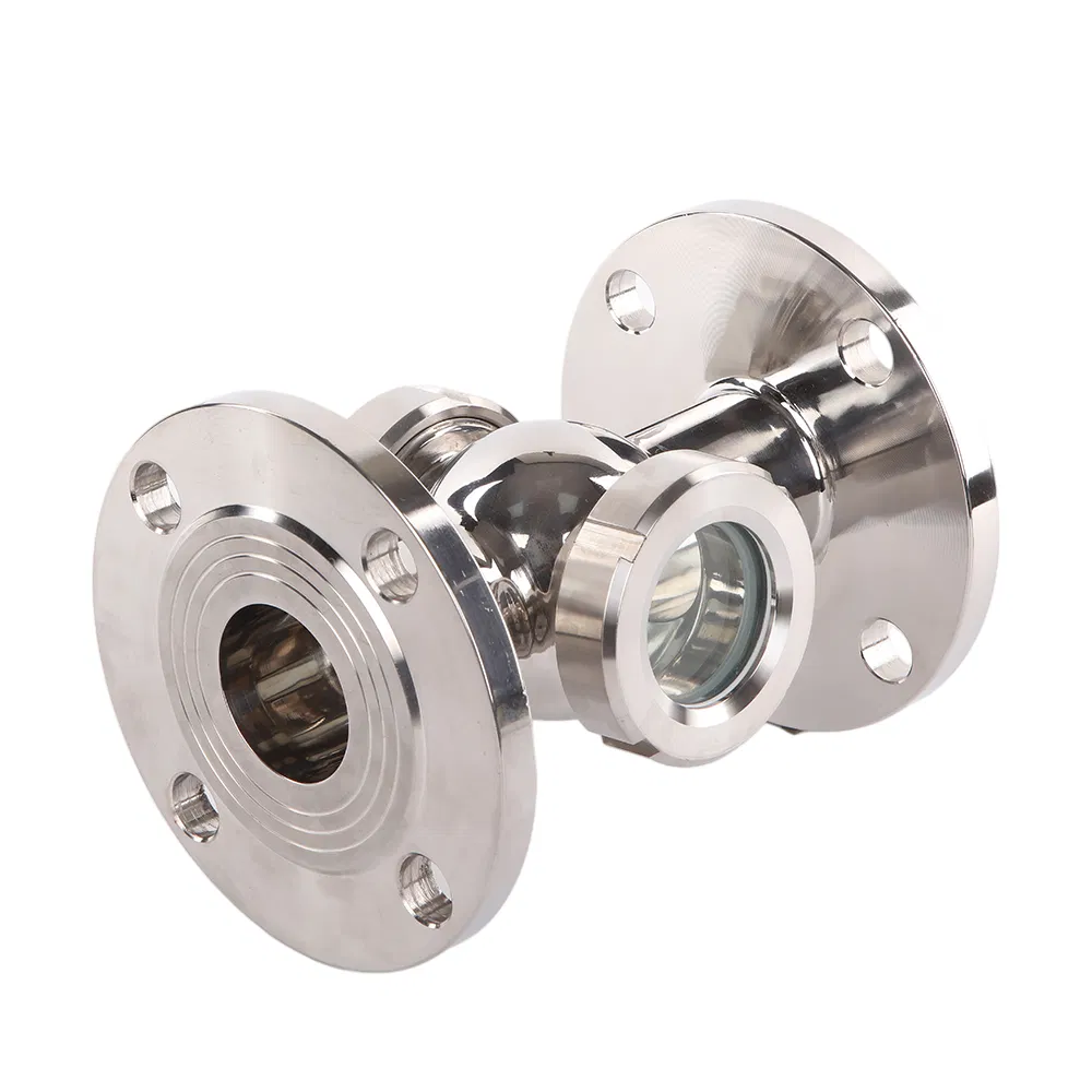 Stainless Steel Bellows-Type High Pressure Double-Window Sight Glass