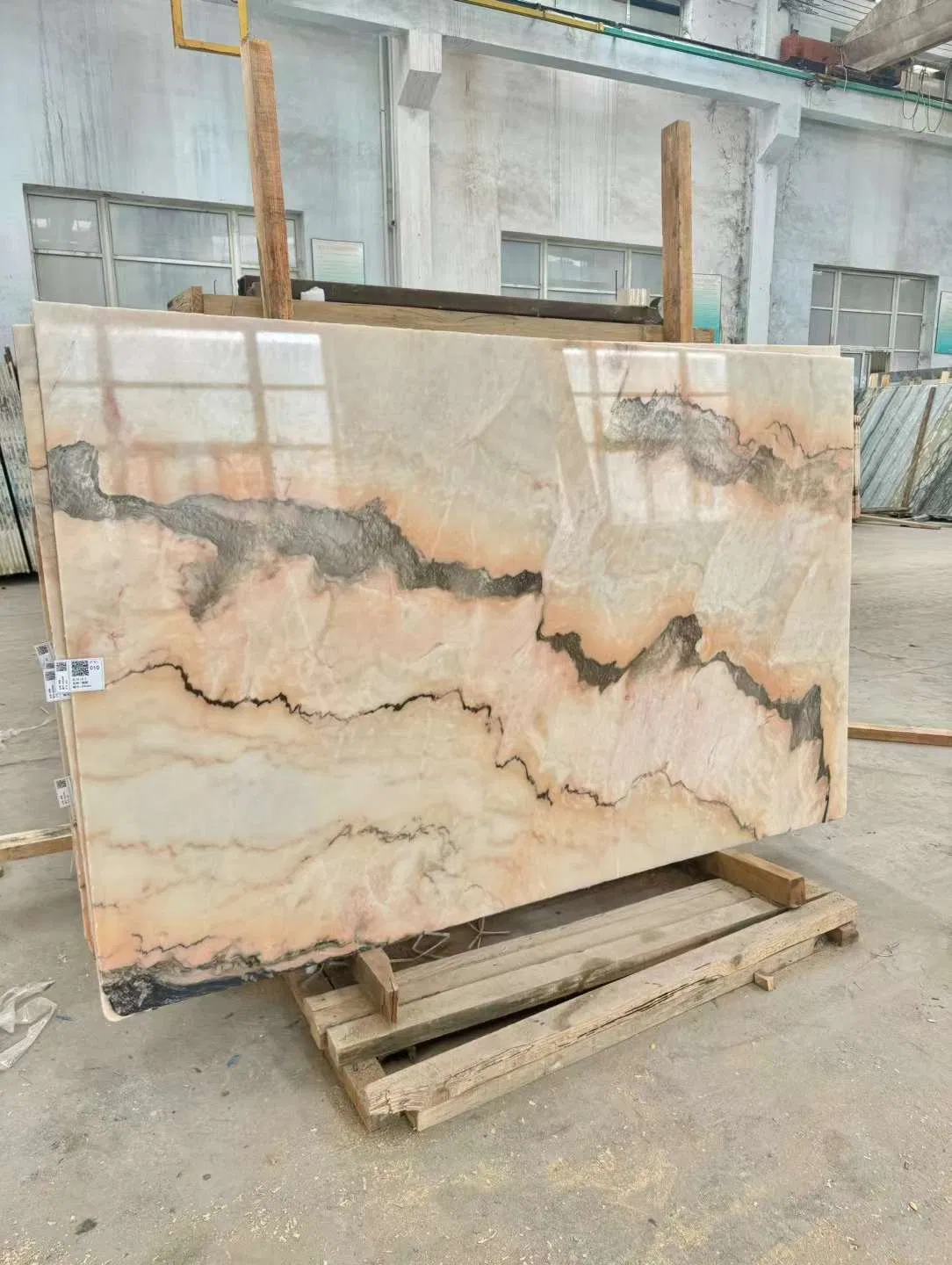 Italy Luxury Stone Pink Beutiful Stone Background Wall