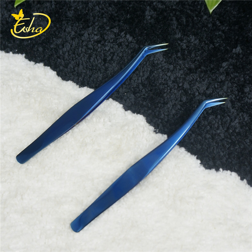 Top Quality Guangdong Anti-Static Volume Eyebrow Custom Stainless Steel Medical Pointed Eyelash Tweezers