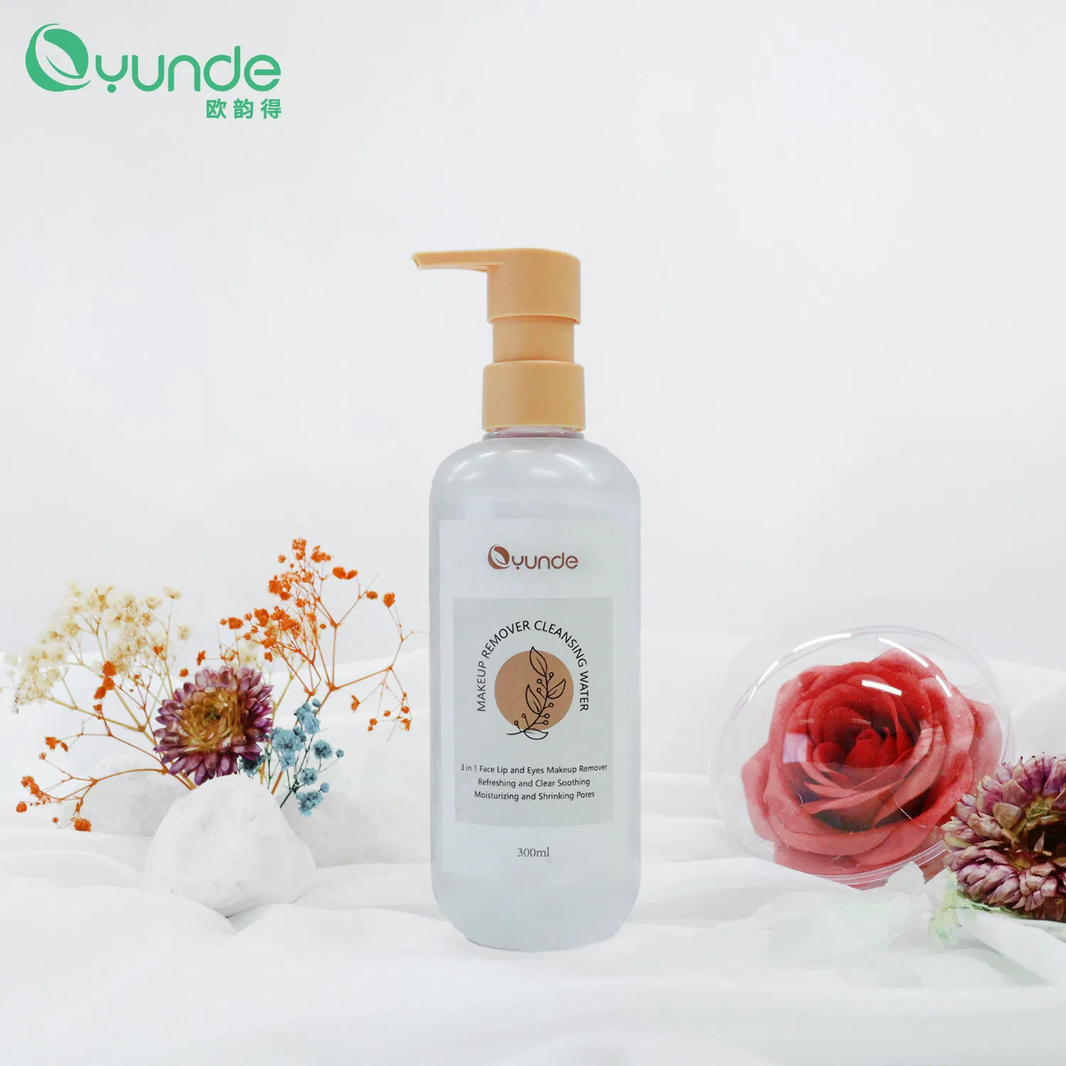 OEM ODM High Quality 3-in-1 Makeuo Remover Cleansing Water Fot Face