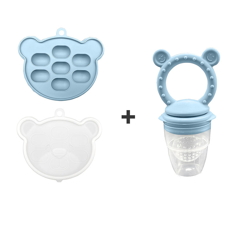 100% Food Grade Silicone Baby Fruit Feeder Teether Pacifier for Weaning