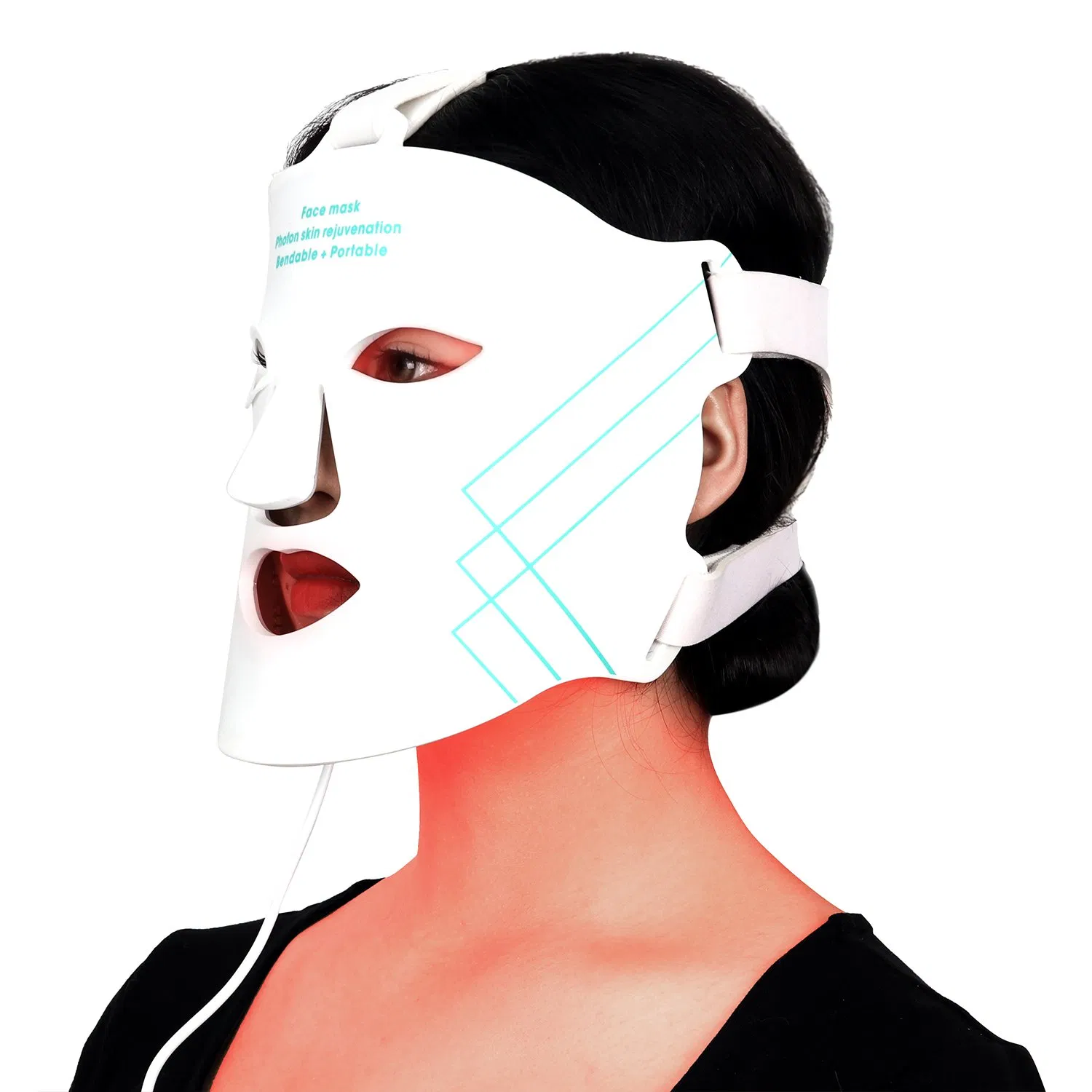 Wholesale LED Facial Mask Red Light Therapy Mask
