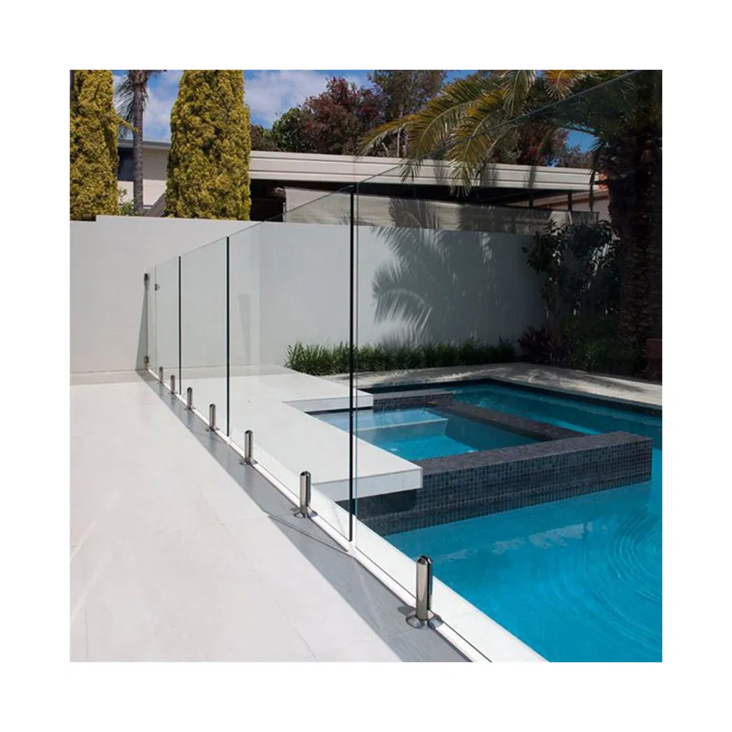 Spigot Glass Railing Aluminum Black Framed Used Pipe Stair System Spigot Glass Railing