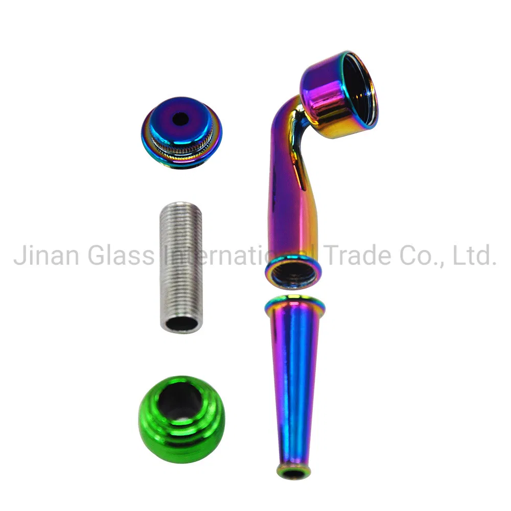 New Colorful Thread Honeycomb Metal Pipe Smoking Pipe