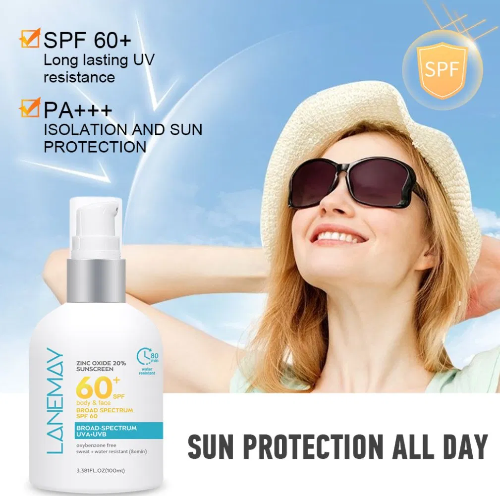 Online Wholesale Retail Anti-Wrinkle Daily Moisturizing Facial Care with Zinc SPF0xide 20% Sunscreen Broad Spectrum UVA/UVB Daily Facial Moisturizer