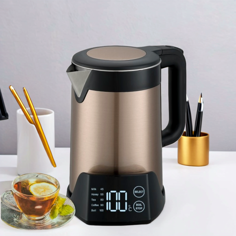 Household Appliance with Smart Intelligent Electric Heating Water to Brew Coffee Beverages