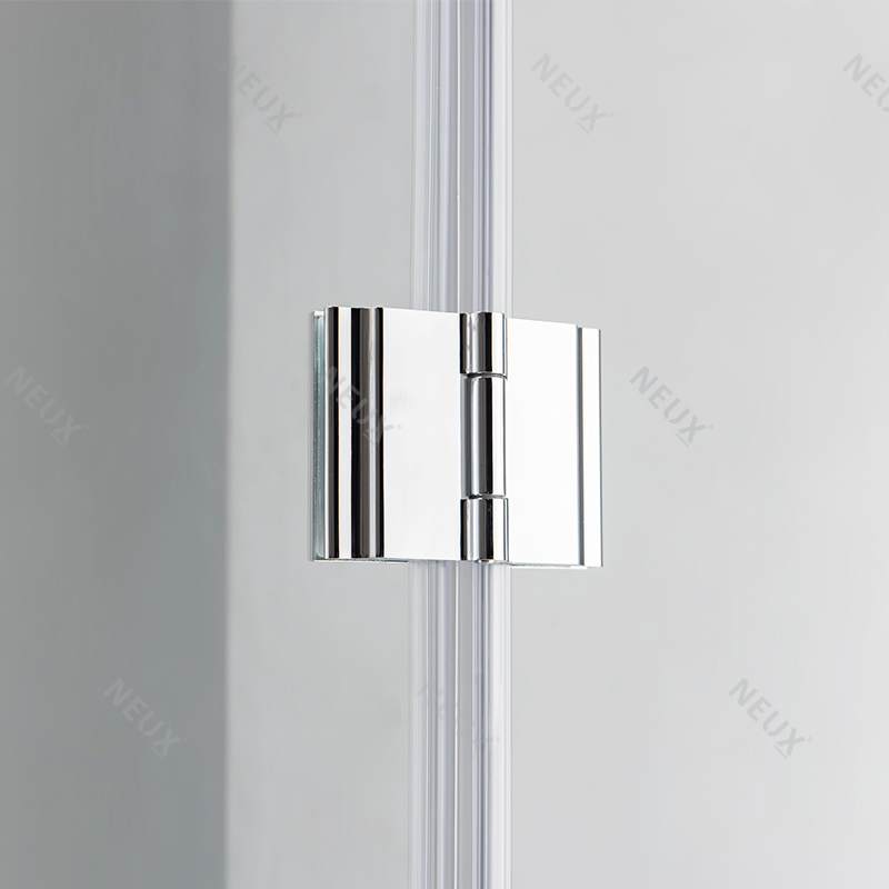 Modern Aluminum Frame Hinge Glass Door Corner Glass Shower Room