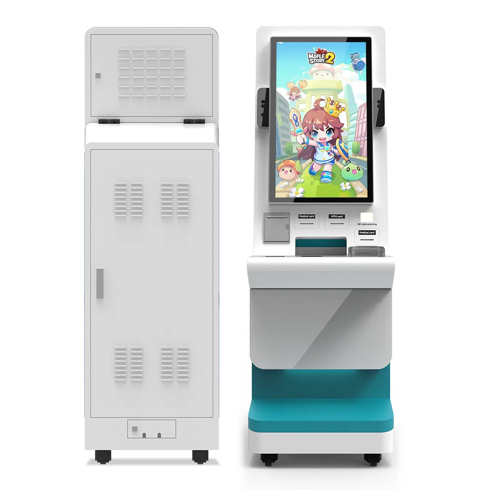 23.6 Inch 24inch 32inch Touch Screen Scan Qr Code POS Payment Self Food Order Service Kiosk