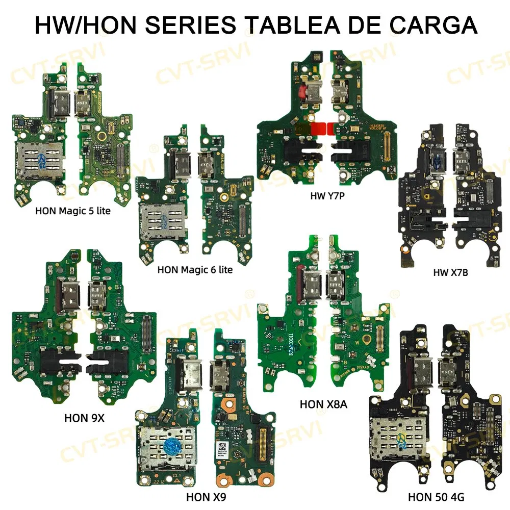 Шлейф разъема зарядки для Honor Magic 6light, 50, 4G, 9X, Huawei X7b