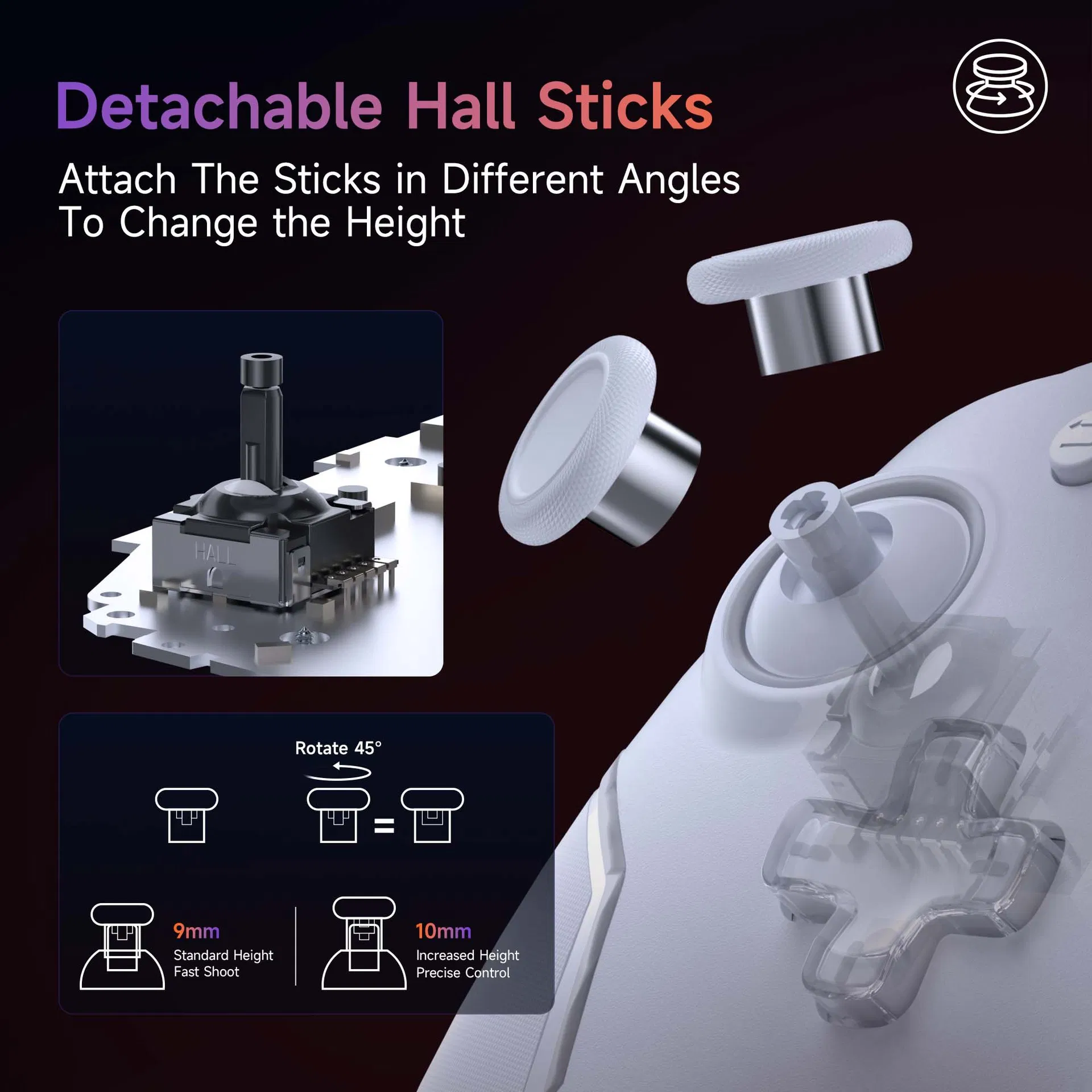 Игровой контроллер Easysmx X20 для ПК, Switch, Android, iOS