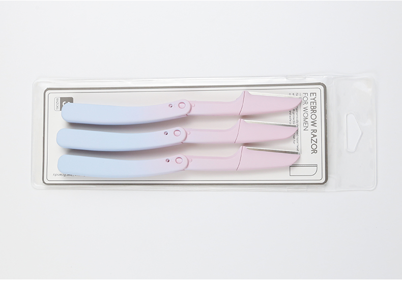 Premium Stainless Steel Eyebrow Shaper with Ergonomic Foldable Handle