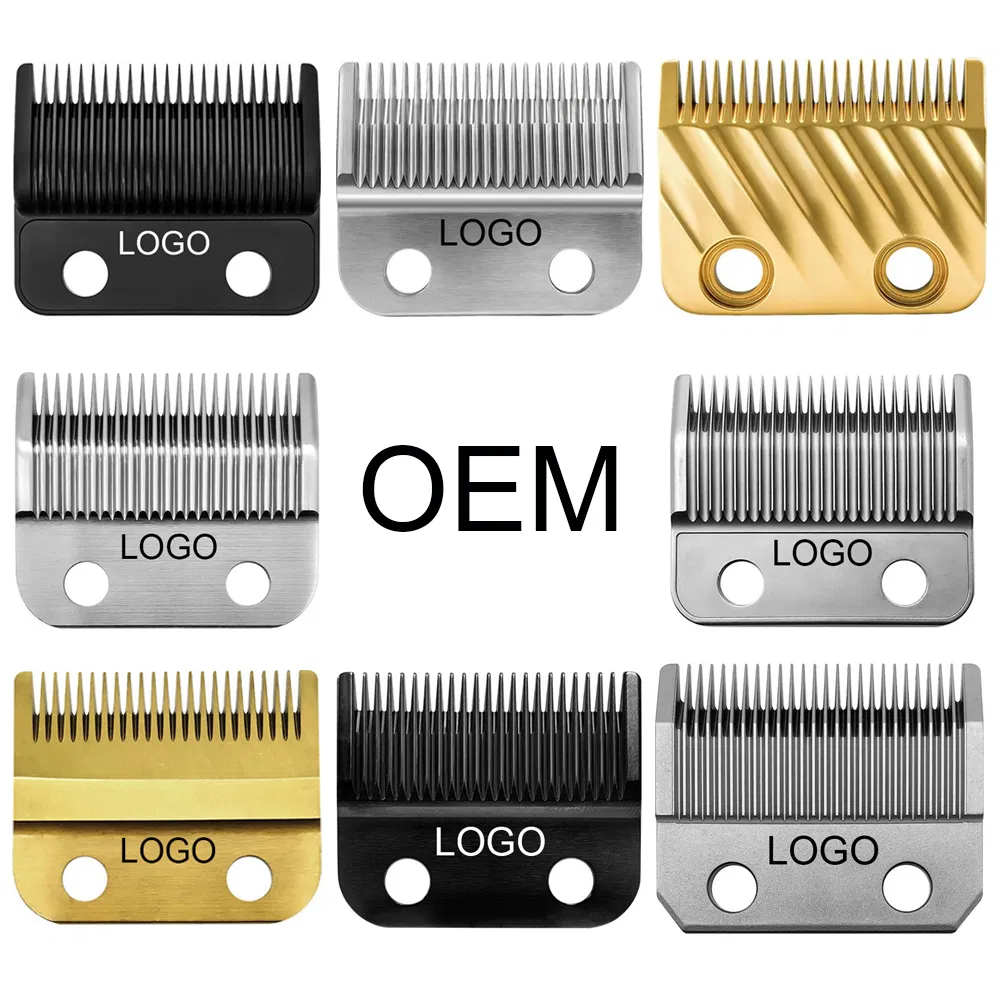 Wholesale Custom Own Branding High Quality Professional Replacement High Carbon Steel Hair Clipper Blade