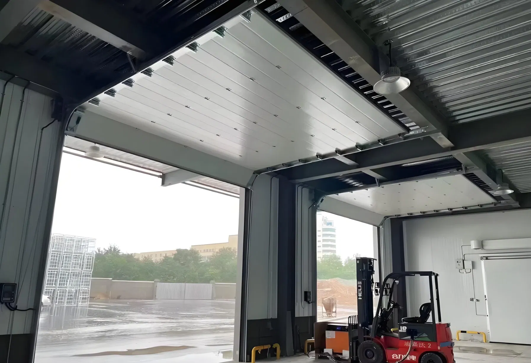 Durable Sealing Garage Door with Wind Resistance for Storage