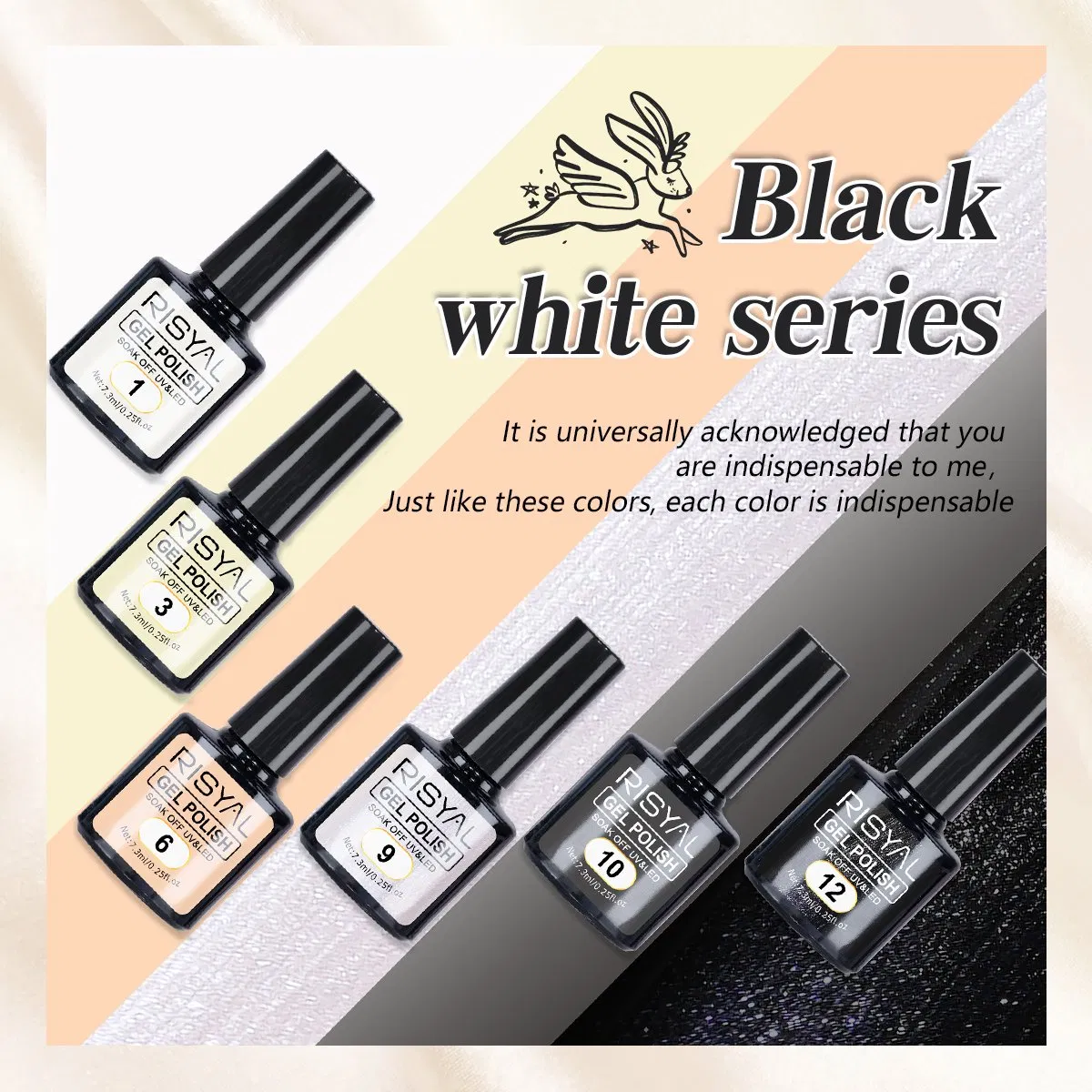 8ml Solid Jelly Gel Nail Polish - 16 Colors Semi-Transparent Sheer Nail Color Gel for Gradient & Layered Nail Art