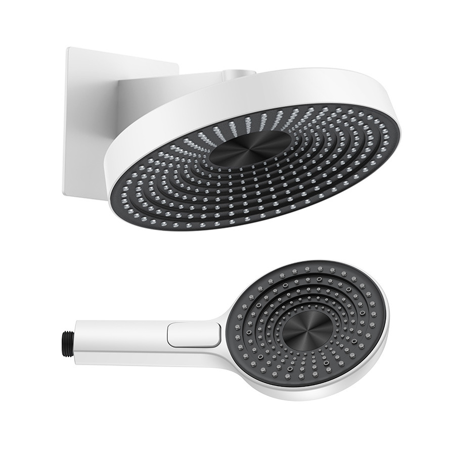 Ceiling Mount Shower System Bathroom Luxury Rain Shower Head Matt Black Rainfall Shower Head