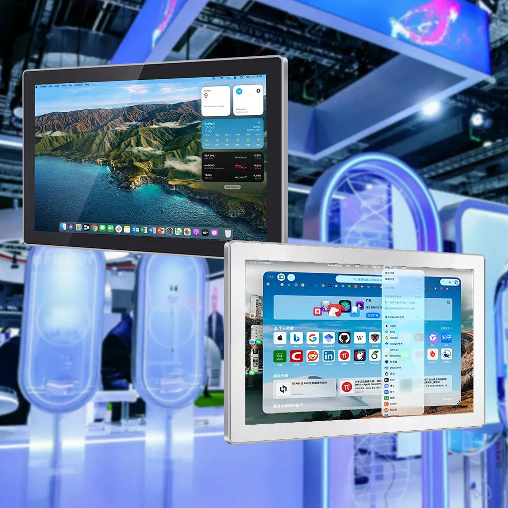 Custom Size 21.5" Vandalproof Multi-Touch Front IP65 Waterproof Capacitive Pcap Android Touch Screen Panel Display Monitor