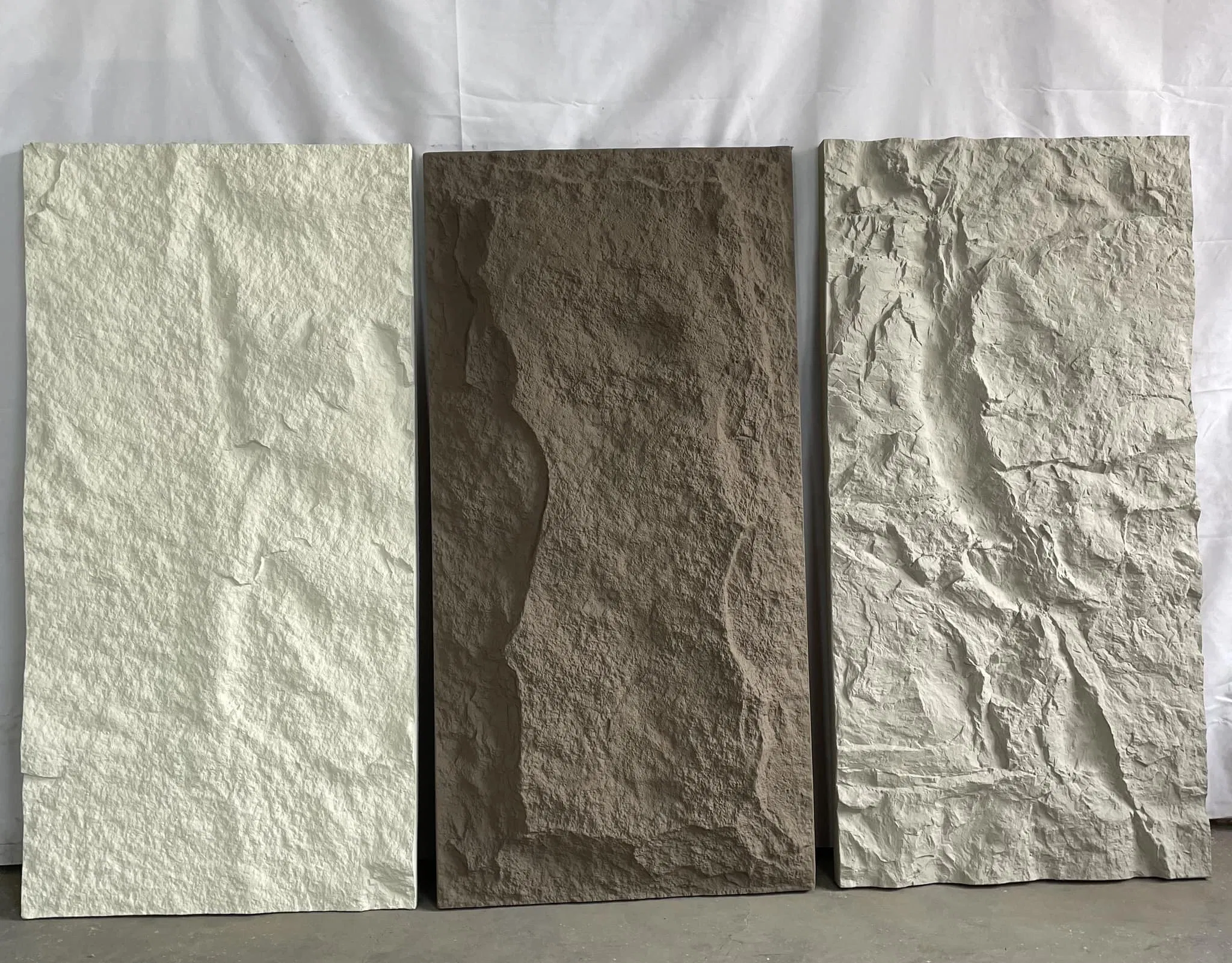 Soft Thin Light Artificial Faux Stone Wall Panels PU Stone 3D Decoration PU Stone