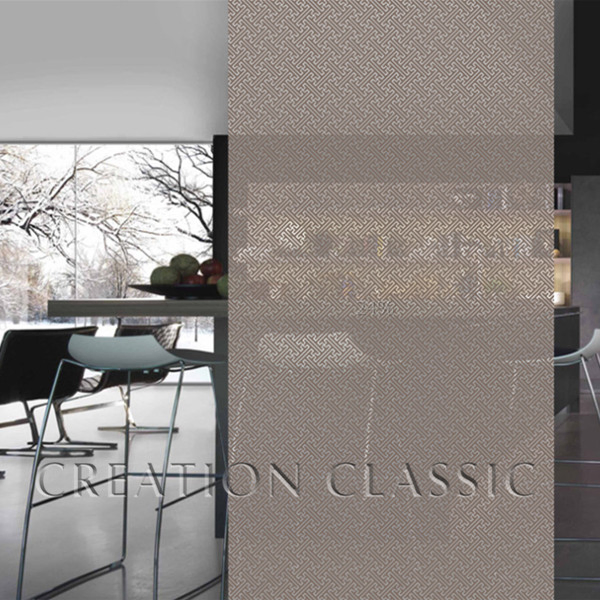 5mm 6mm Bronze Processed Designed Glass Acid Ectched Satin Glass