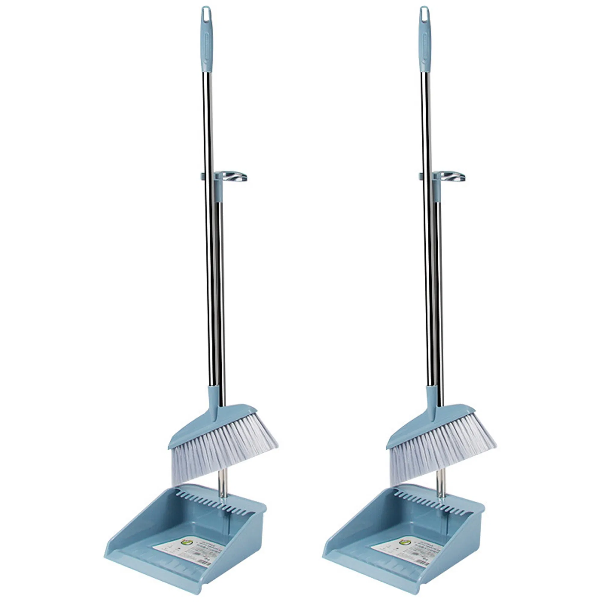 35 Inch Height for Use in Home Kitchen Office Lobby and Outdoors Stand Store Upright Broom and Dustpan Set