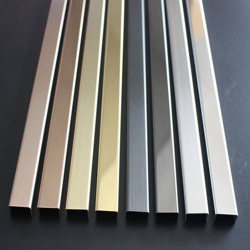 Tiles Trims Stainless Steel Edge Trims Stair Nosing Profile