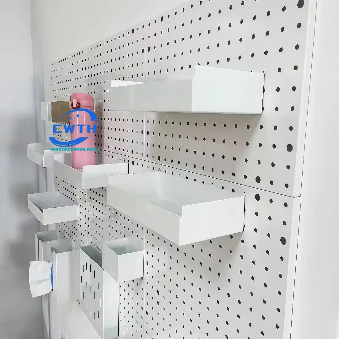 Metal Board Pegboard Panels for Wall Garage Tools Wall Metal Pegboard Panels