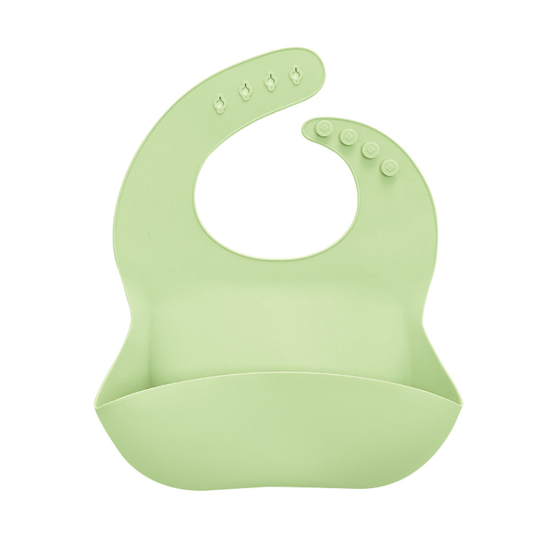 Premium Organic Silicone Baby Bibs with Teething Toy for Infants