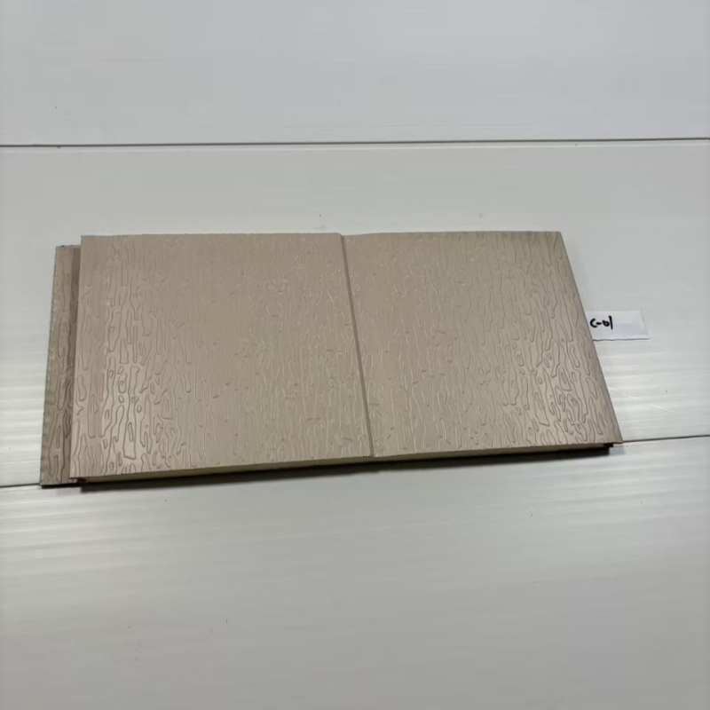 Металлическая панель для декора фасада с тиснением