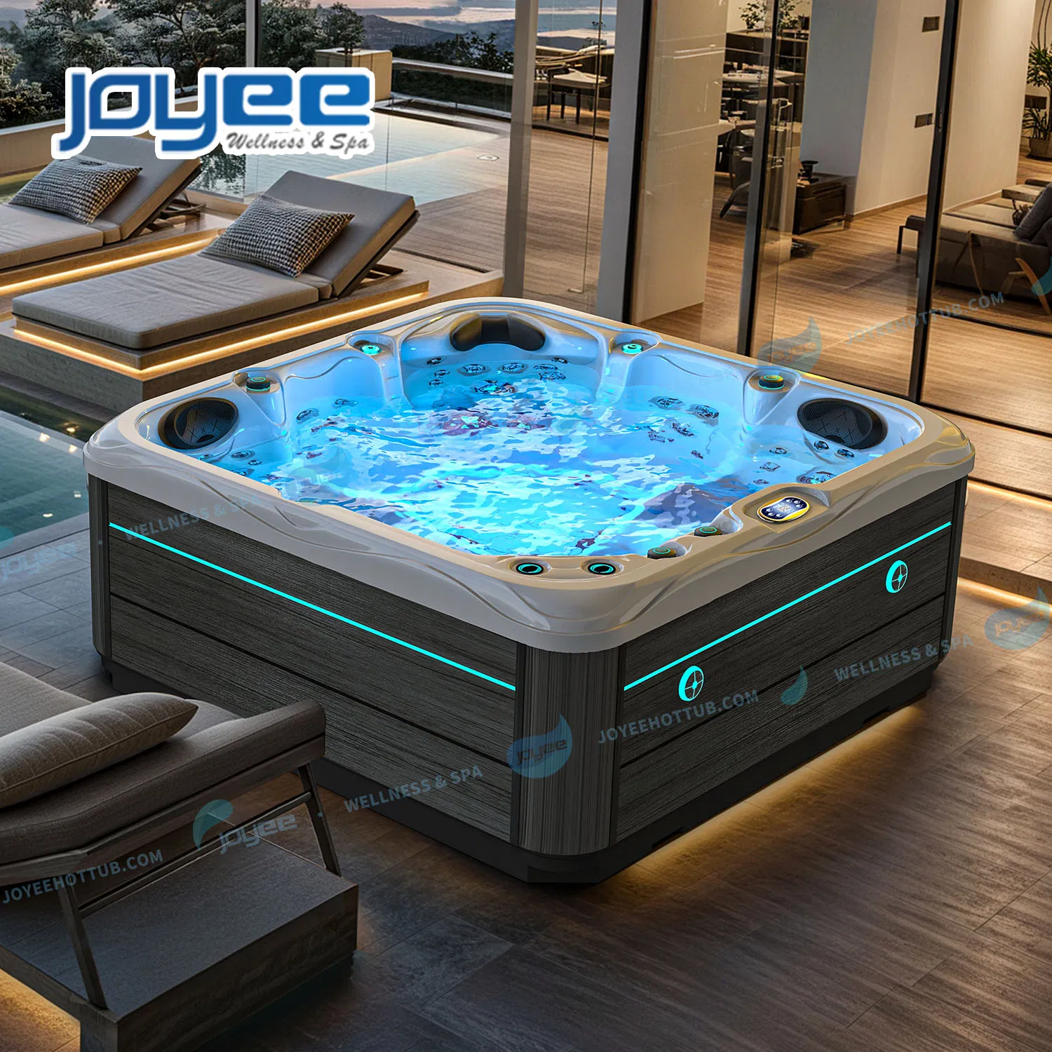 Гидромассажная ванна Joyee Smart Whirlpool на 5 человек