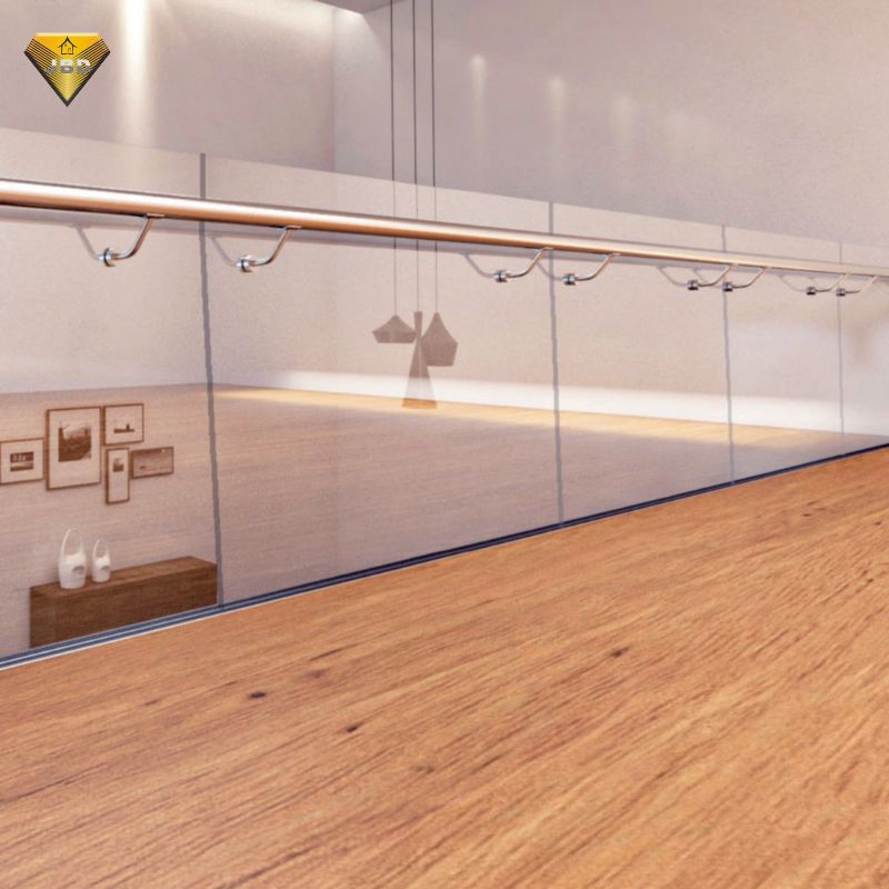 Stylish Outdoor Glass Railing for Balcony and Stairway