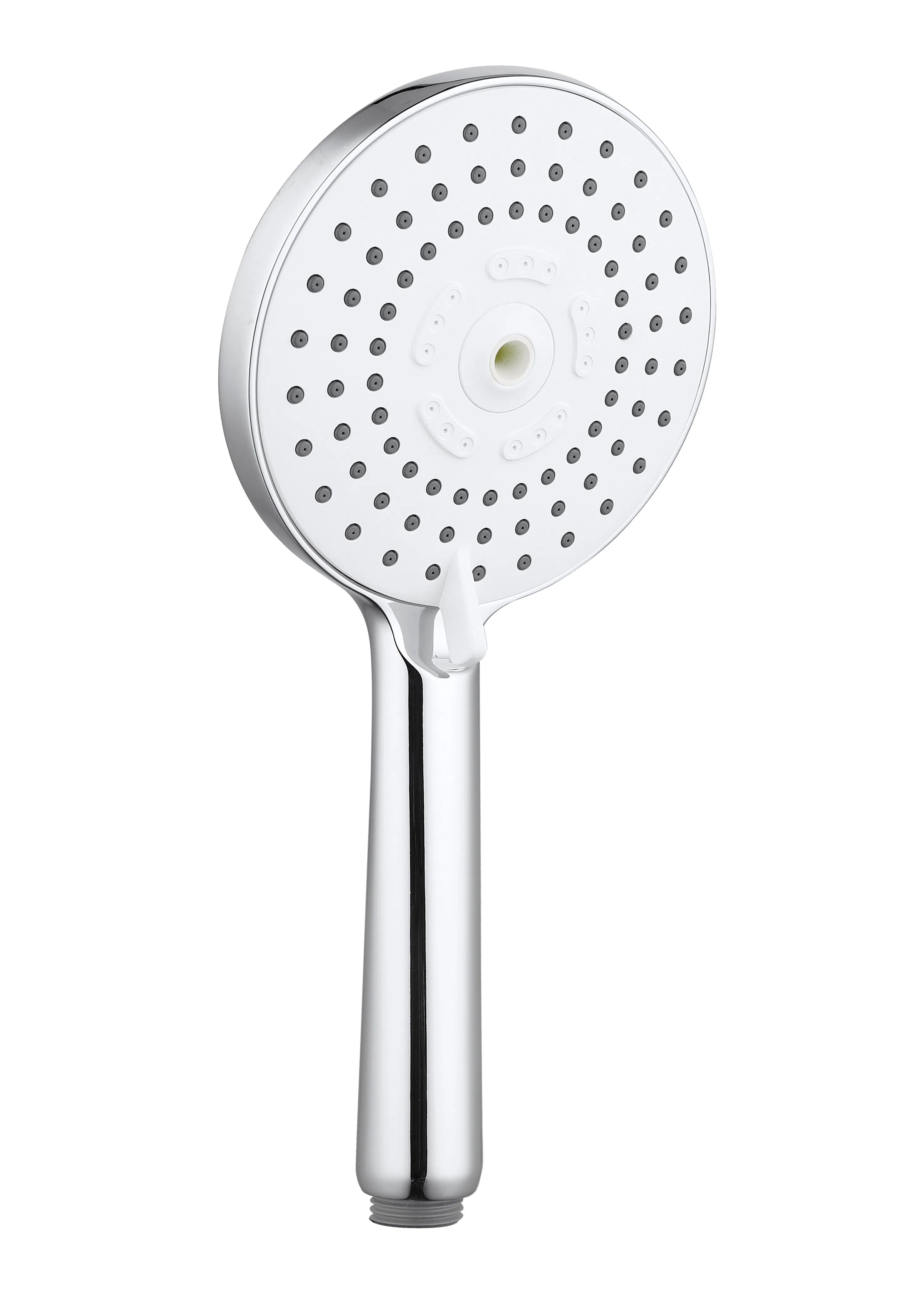 3 Functions 5" Modern Slim Round Style High Quality Economic Cost Painting Matt Black Sanitary Hand Shower with Liquid Silicone Rubber Nozzles