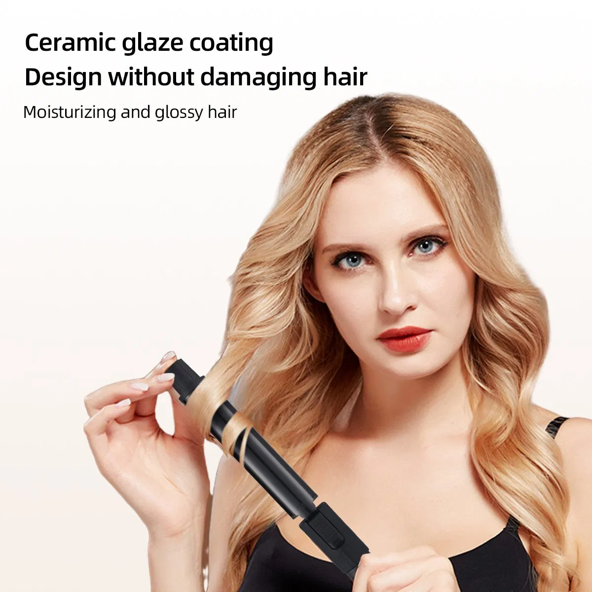 Wholesale 19-28mm Curling Iron for Versatile Hairstyles -Create Lively, Voluminous Curls& Waves with High-Quality & Fast Heat-up