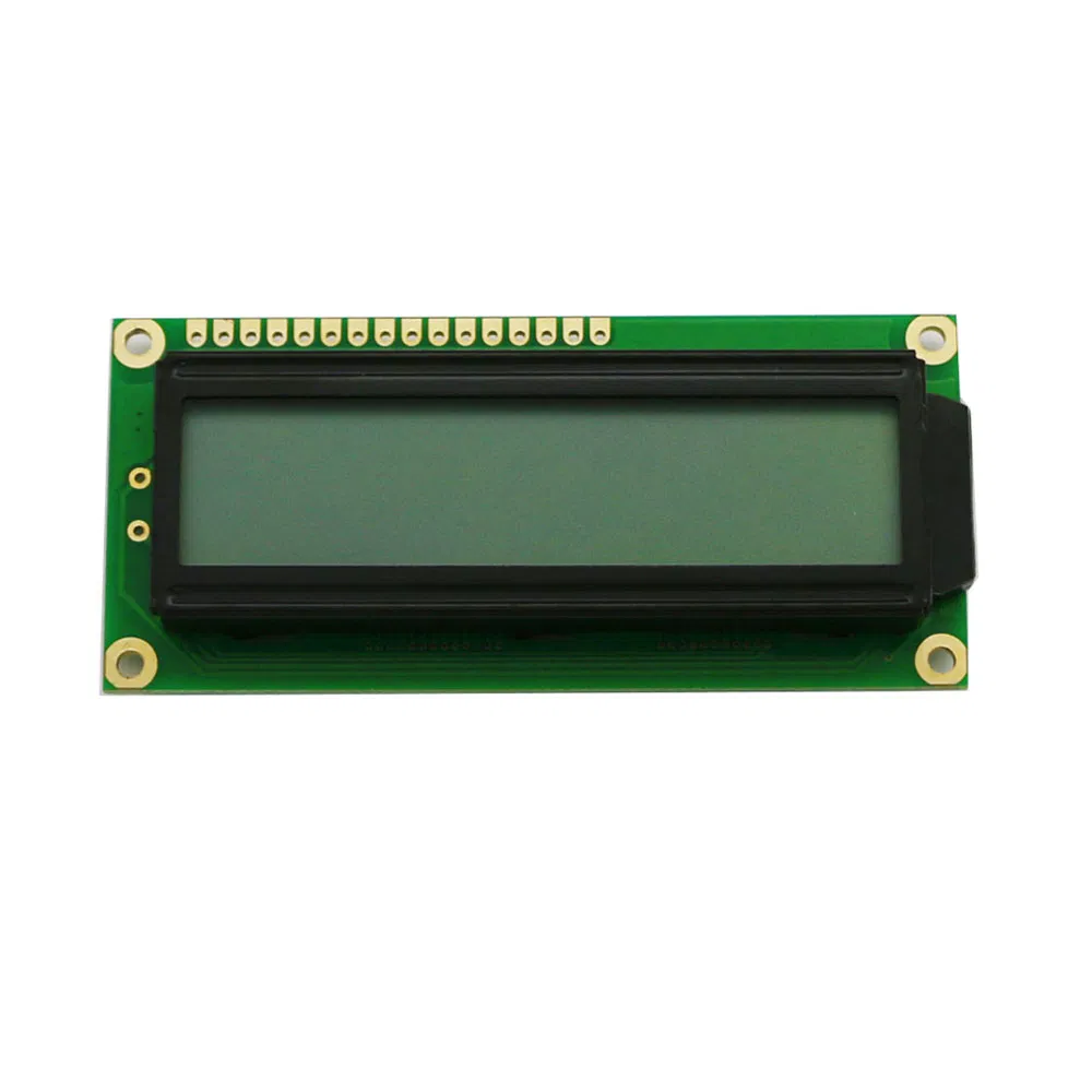 ЖК-дисплей COB 16x2, черный шрифт на белом фоне