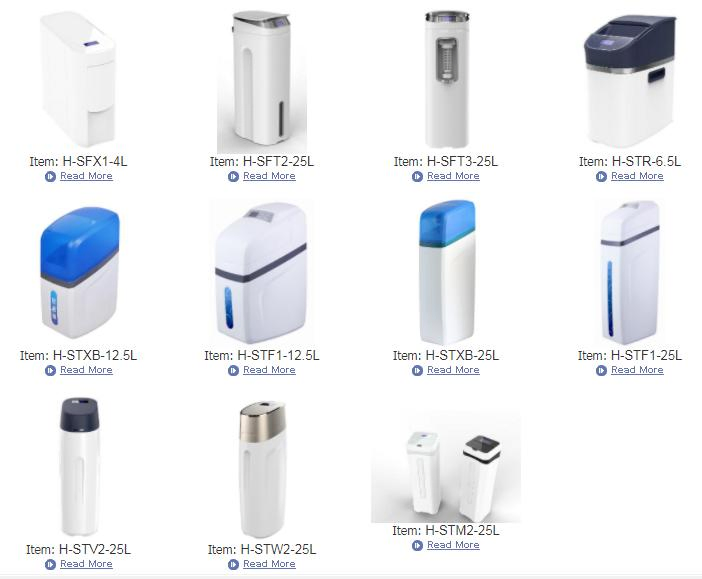 Water Softener 12.5L with Resin Active Carbon Filters and Automatic Valve Purification