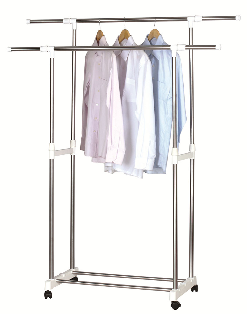 Baby Wall Mounted Drying Hanger Wood Plastic Showroom Foldable Stand for Racks and Rails 2piece Clothes Drying Rack