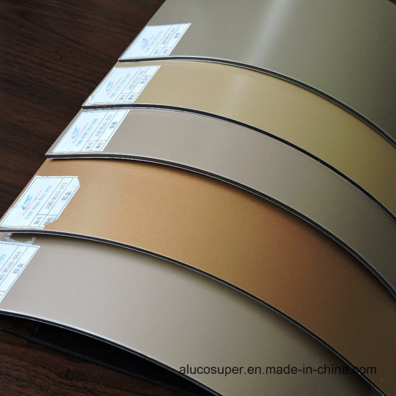 Алюминиевая композитная панель Shinning Coffee Color PE