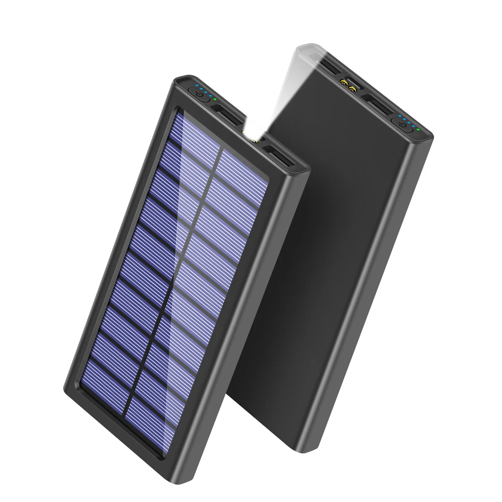 Ультратонкий 20000mAh Power Bank с солнечной панелью