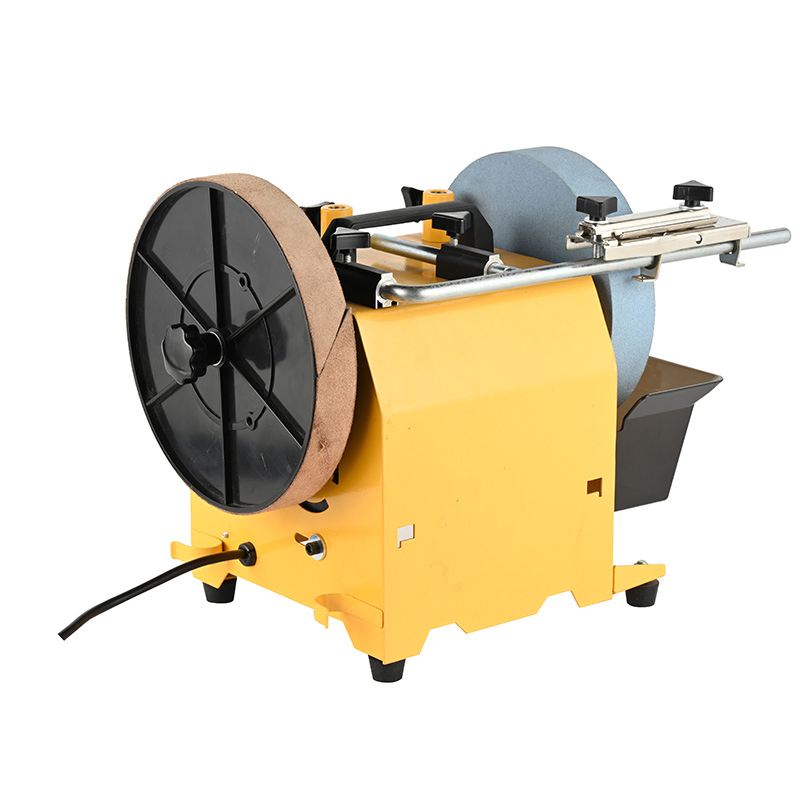 Easily Moving Water Cooling Variable Speed 8" Reliable Frozen Meat Slicing Knife Sharpener Polishing Machine