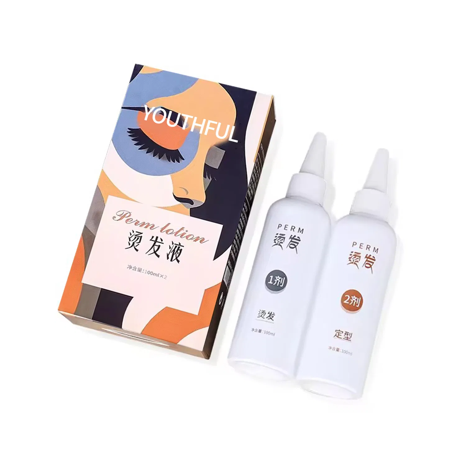 OEM/ODM Wave Curl Hair Perm Lotion Solution for Resistant to Natural Hair
