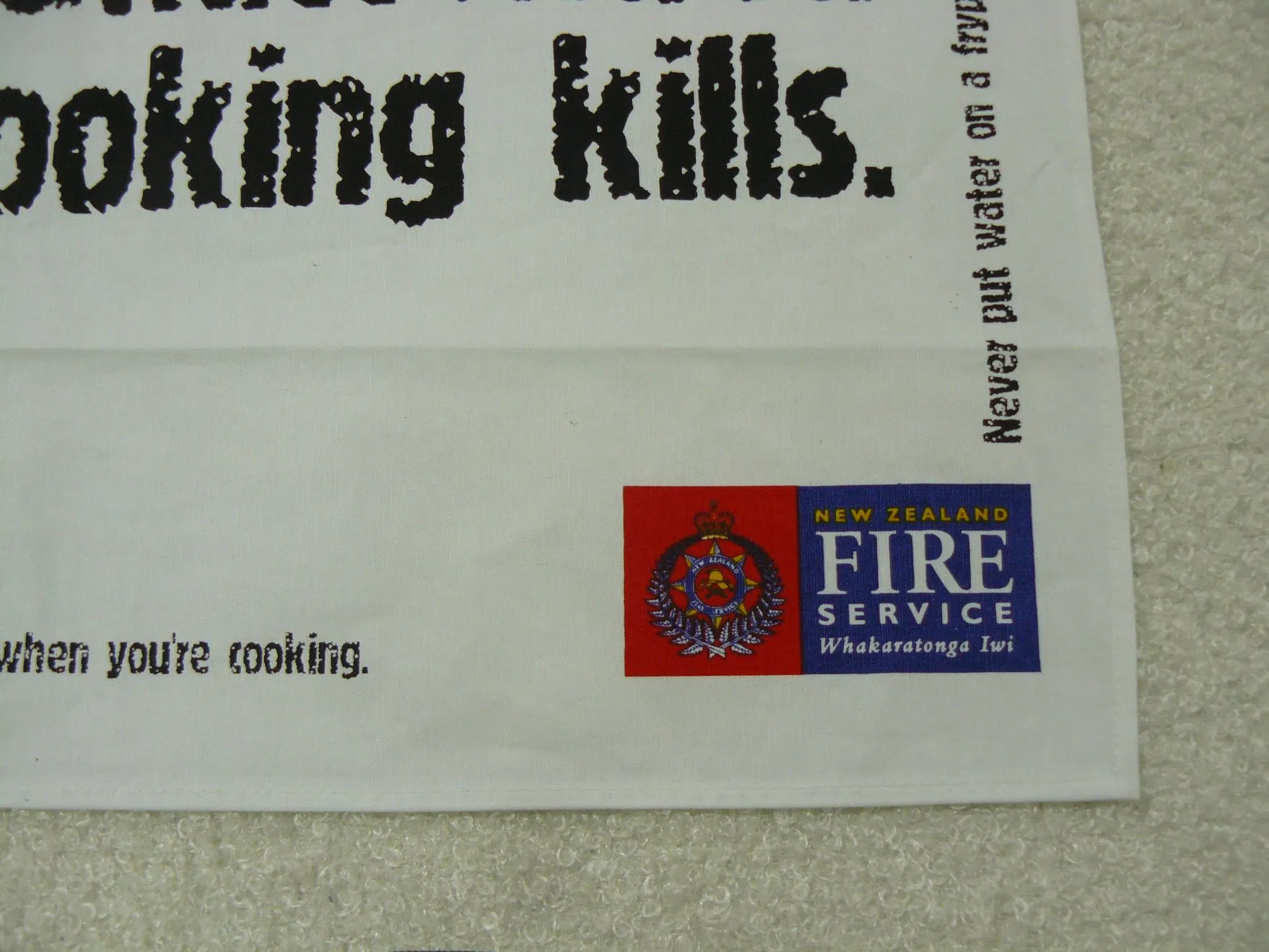 100% Cotton Fire Service Printed Kitchen Towel Tea Towel Customized Towel Kitchen Linen for Promotion and Fire Station