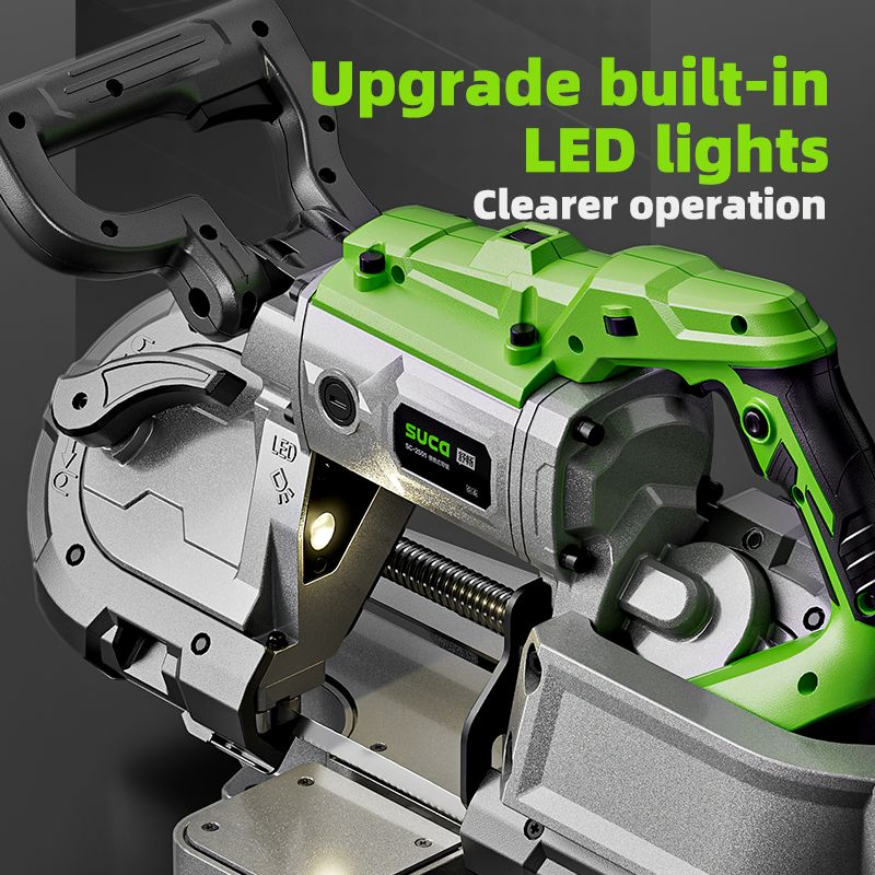 Sc-2501 Cordless Battery Powered Small Bandsaws Fully Automatic Vertical Machine Mini Handheld Portable Metal Cutting Bandsaw