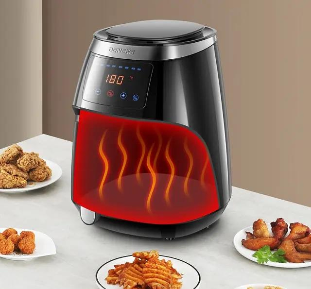 Chicken Chip Donut Air Cooker Fryer Oven Airfryers Digital Electric Power Deep Fryers Air Fryers Without Oil