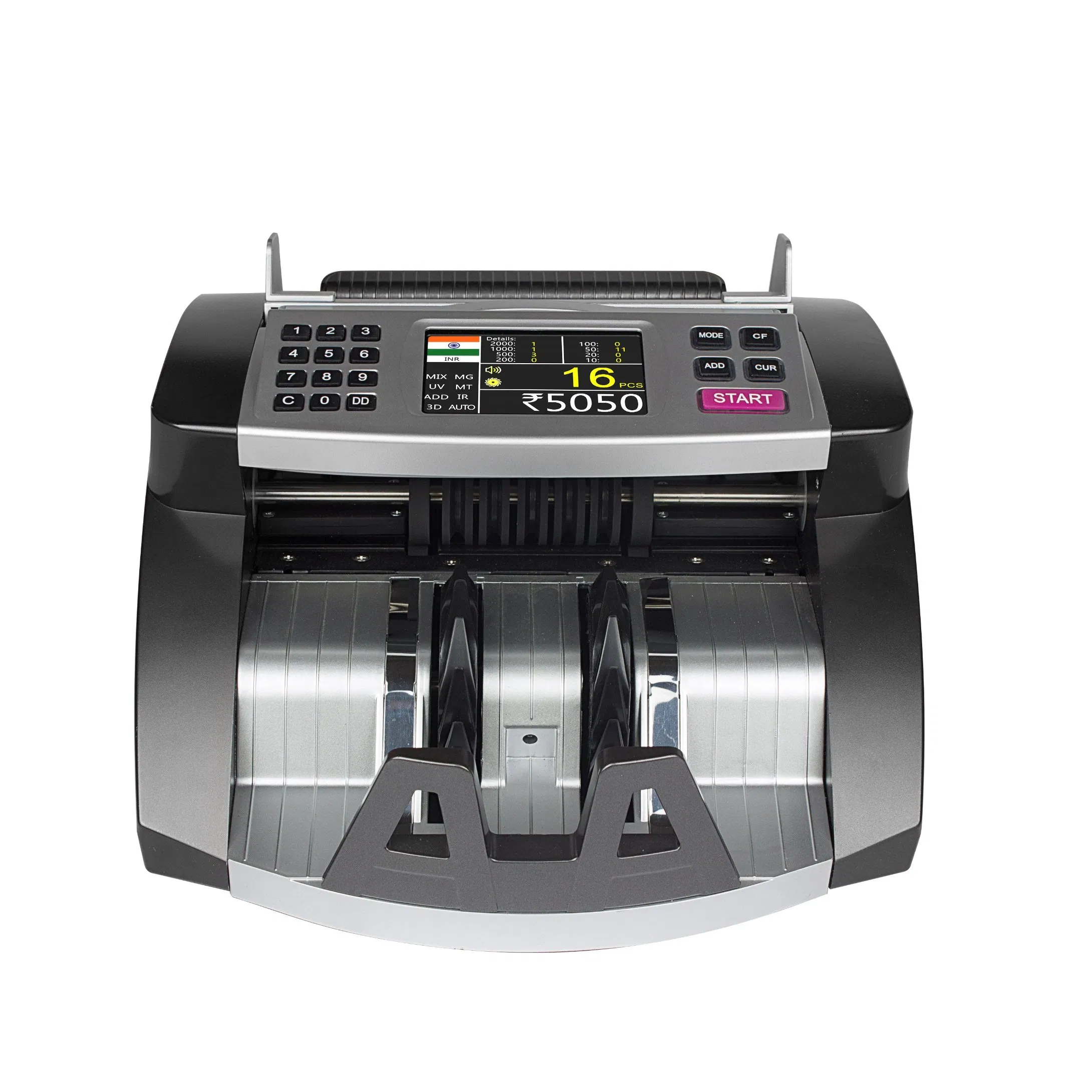 Al-6000t High Quality Handy Euro Money Detector Machine Currency Cash Countor
