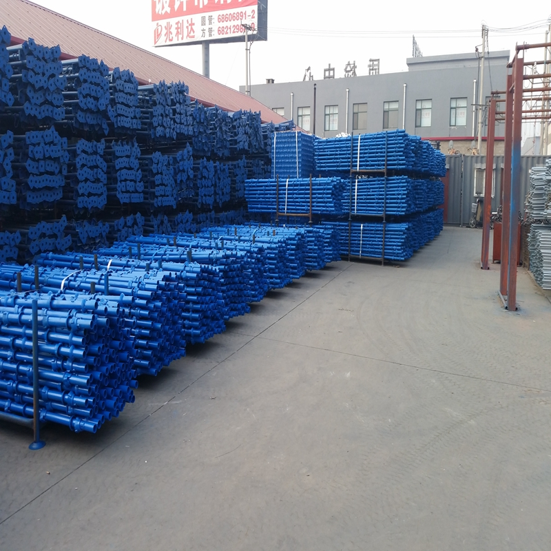 Customized 0.8m-4m Steel Cuplock Scaffolding Formwork Scaffold System