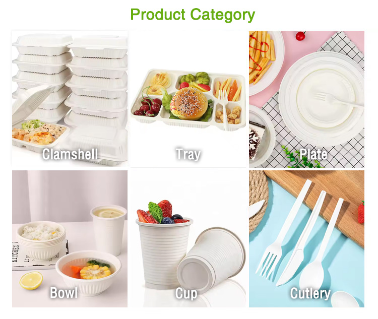 to Go Containers 9 Inch Shrink Wrap Meal Prep Container Microwave Freezer Safe Cornstarch Clamshell Food Cornstarch Box