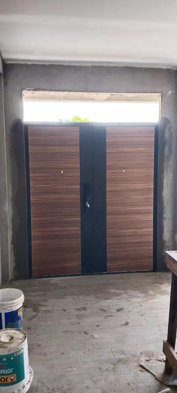 Main Gate Modern Designs Exterior Front Entry Doors Wrought Iron Entrance Security Steel Door for House