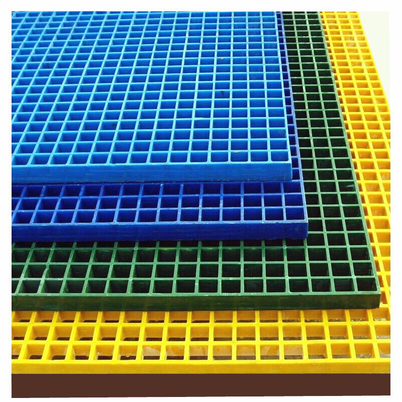 Industry Preferred Choice FRP Grating Sheet Anti-Slip Anti-Corrosion FRP Grating Mesh Board for Shipbuilding