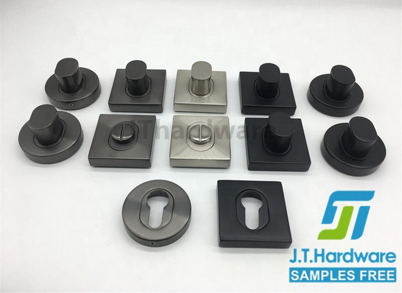 Jthardware Zinc Alloy Cylinder Square Privacy Kit Door Handle Turn for Factory Price