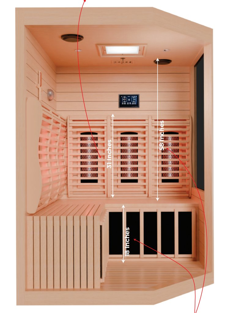 Элитная сауна Catalonia на дровах, золотой дизайн